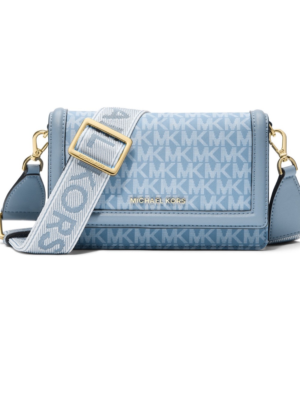 Michael Kors Jet Set Mini Phone Webbing Crossbody Bag